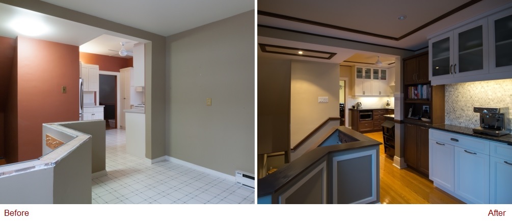 Before and After Photo - IDEATE Interior Design
